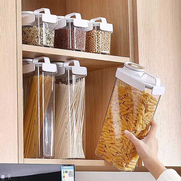 五谷杂粮收纳罐家用透明储物罐厨房大号密封保鲜盒零食干货储存罐