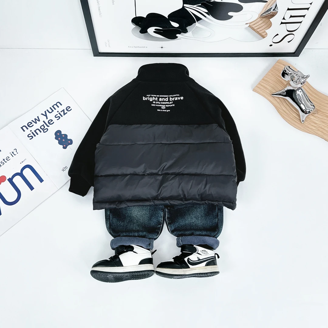 儿童棉服男童冬款加厚棉衣2024新款冬装 D-FB24261 悠悠童话童装