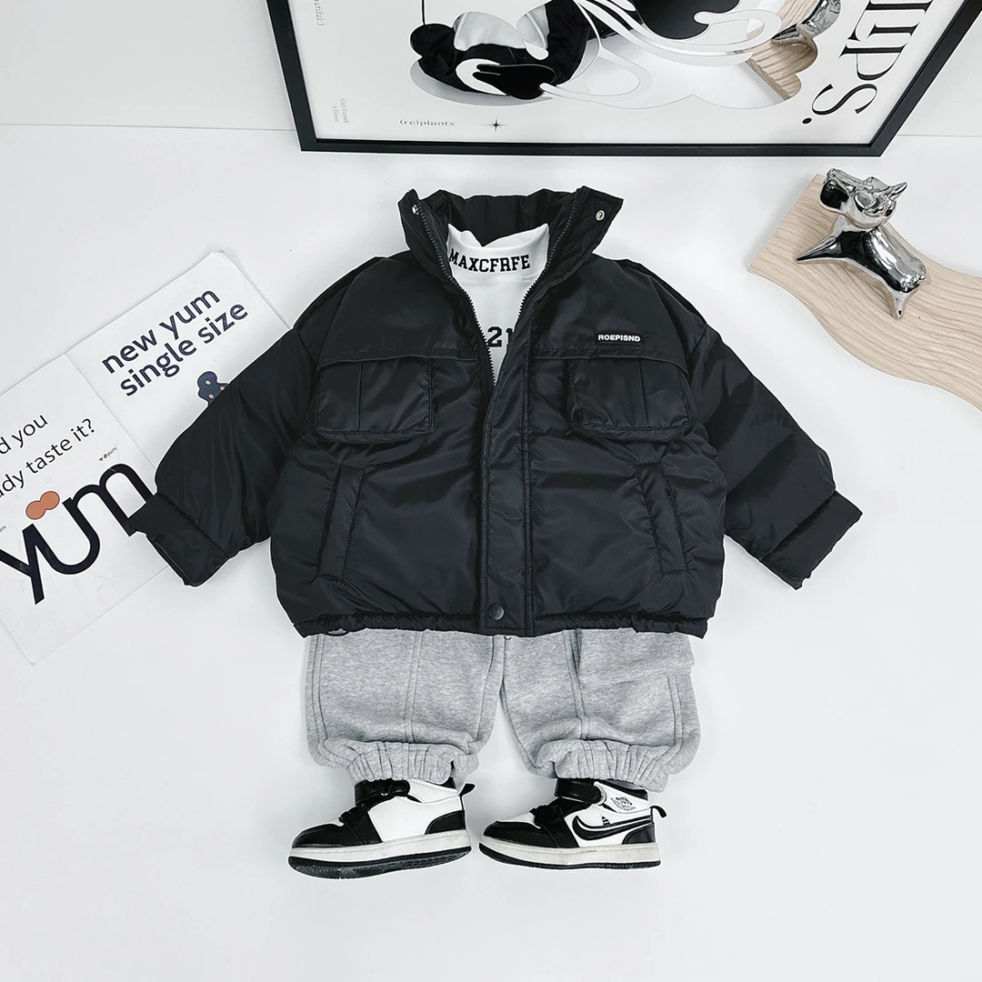 儿童棉服男童冬款加厚棉衣2023新款冬装 D-YC6223 悠悠童话童装