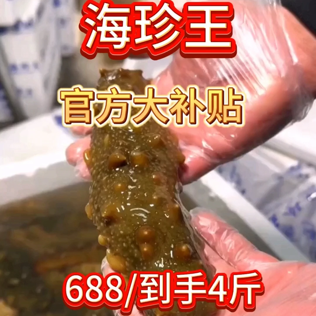 【试吃三根】正宗辽刺参,3年以上参龄,到手4斤,国标品质,每斤10个
