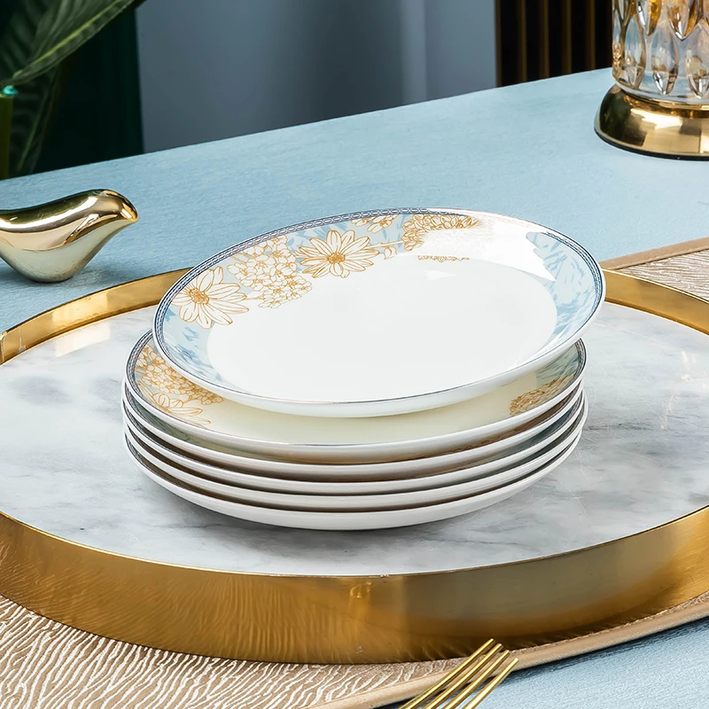 6英寸骨碟景德镇陶瓷吐骨小碟子酒店骨碟家用吐骨碟微波炉垃圾碟