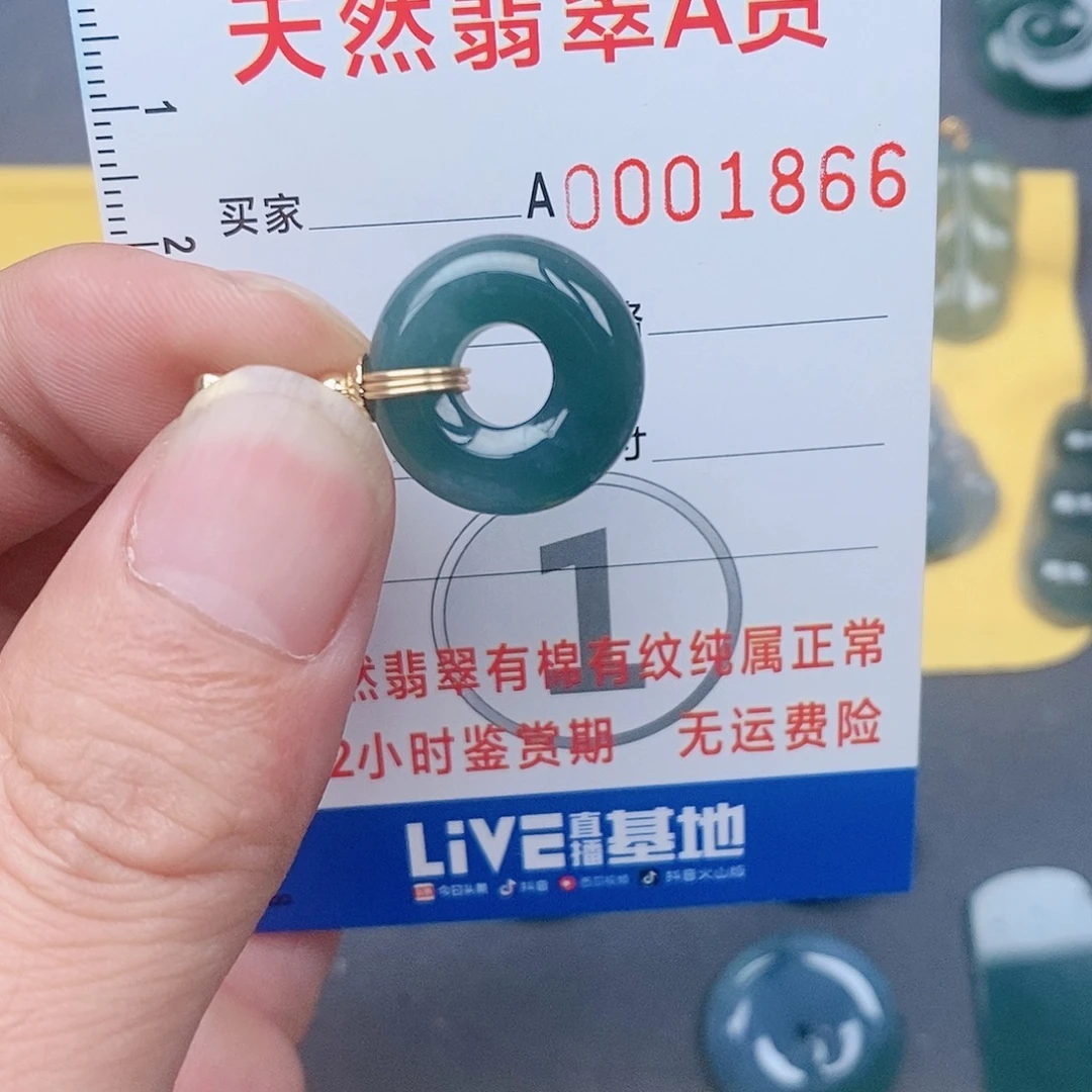 翡翠颈饰未镶嵌吊