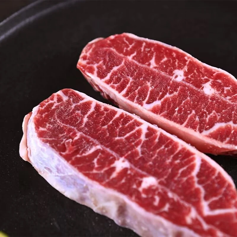 【299到手六斤】澳洲谷饲板腱进口澳洲牡蛎肉羽毛肉原切牛排3000g