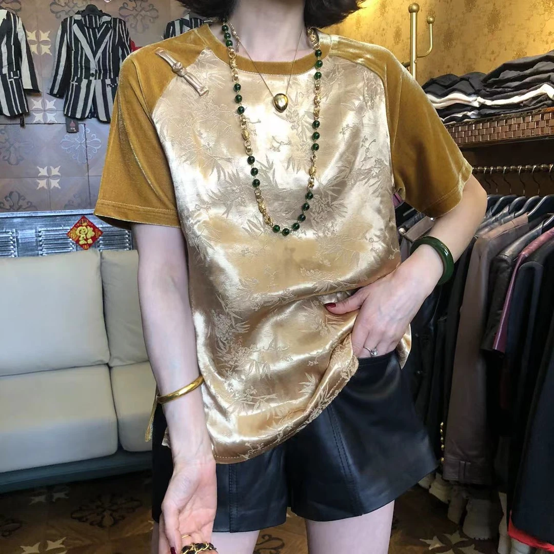 （现货）2025早秋新款国风半袖儿5858