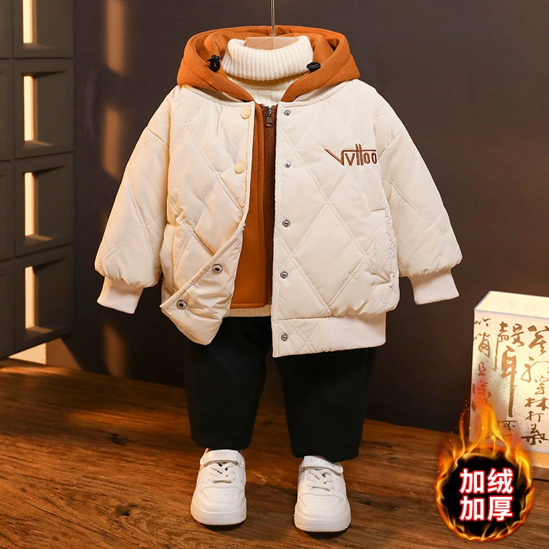 儿童棉服冬季2023新款洋气冬款棉衣儿孩棉袄儿童冬装外套加绒加厚