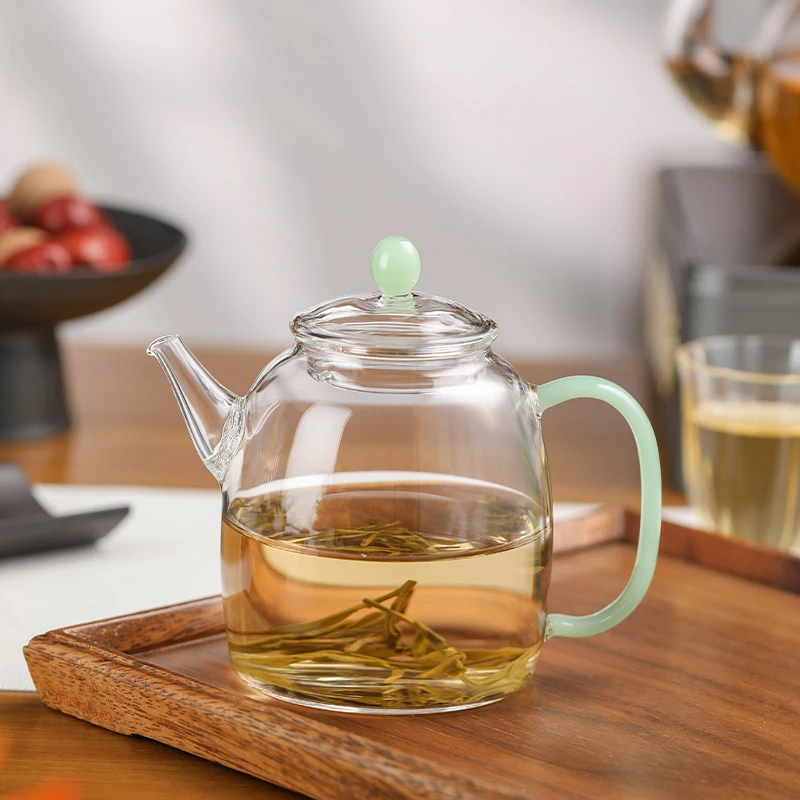 禾器晶彩·宴臣壶 玻璃泡茶壶高端茶具高硼硅玻璃 建议容量:280ml