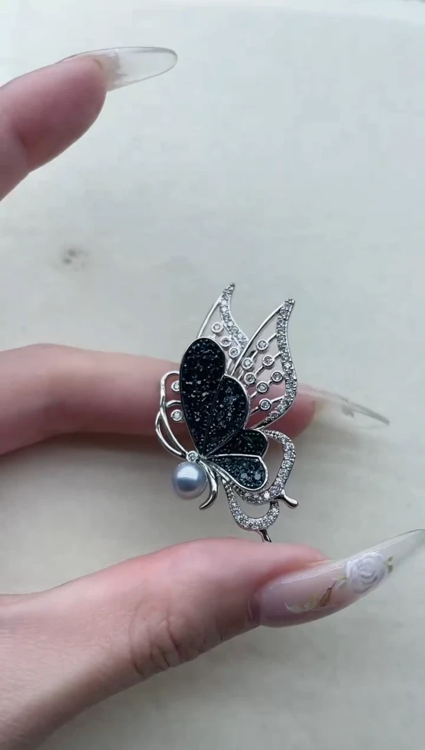 【闪购商品】海水珍珠胸针未镶嵌D24