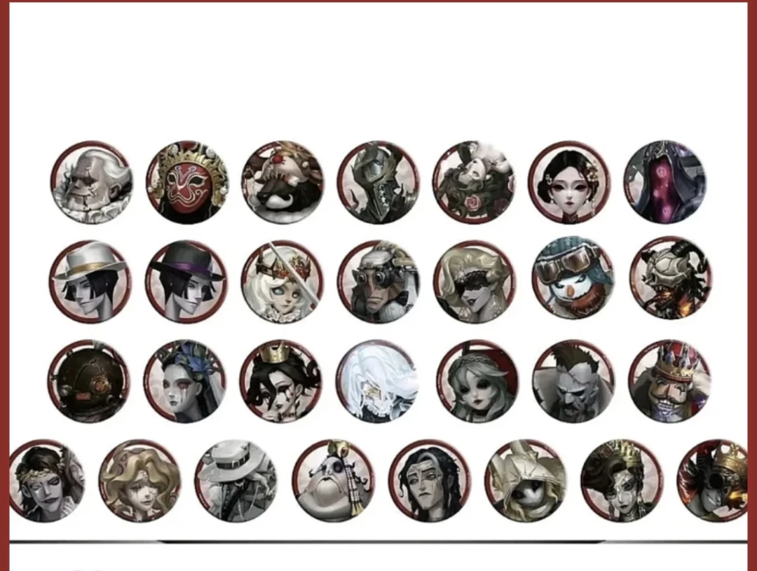 第五人格旧真髓监管者吧唧徽章默认代拆