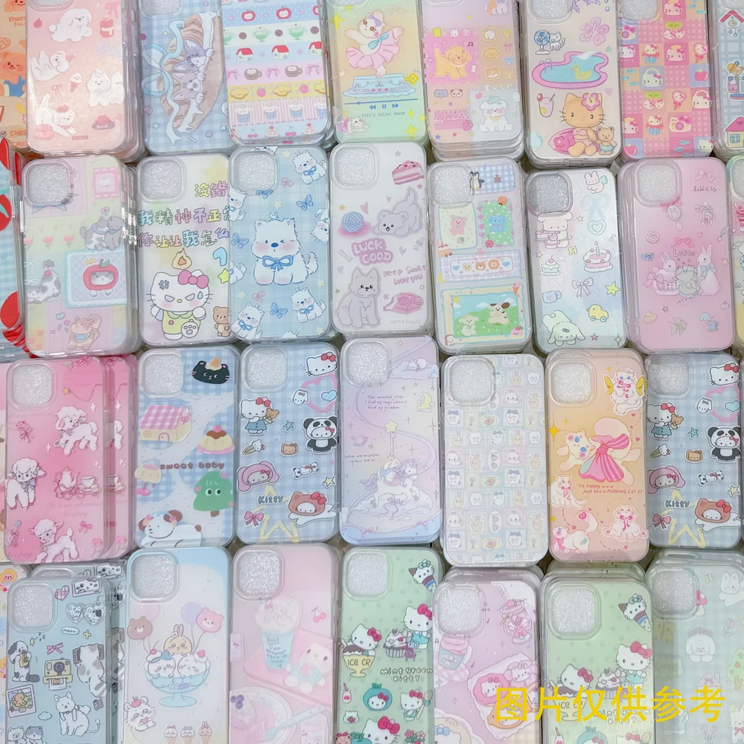 拍一拆三 通用少女可爱学生卡通手机壳