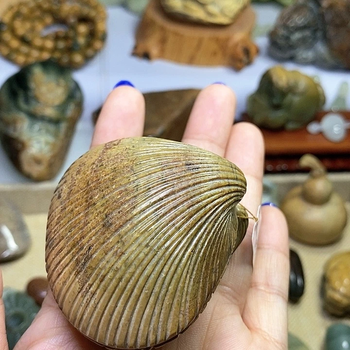 岫岩河磨玉（透闪石质玉）把件小摆未镶嵌