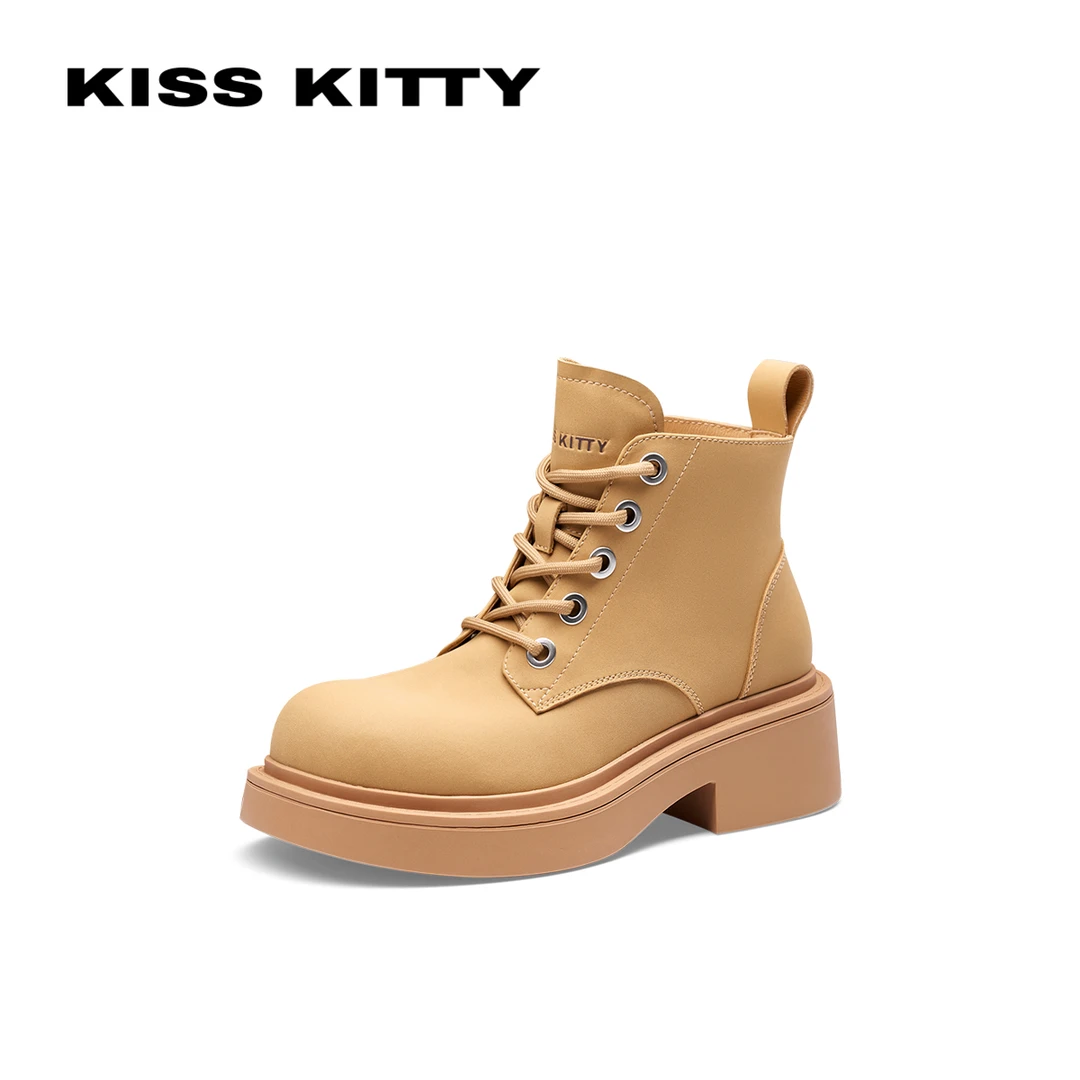 KISSKITTY复古芒果头大靴马丁靴SA43748-36