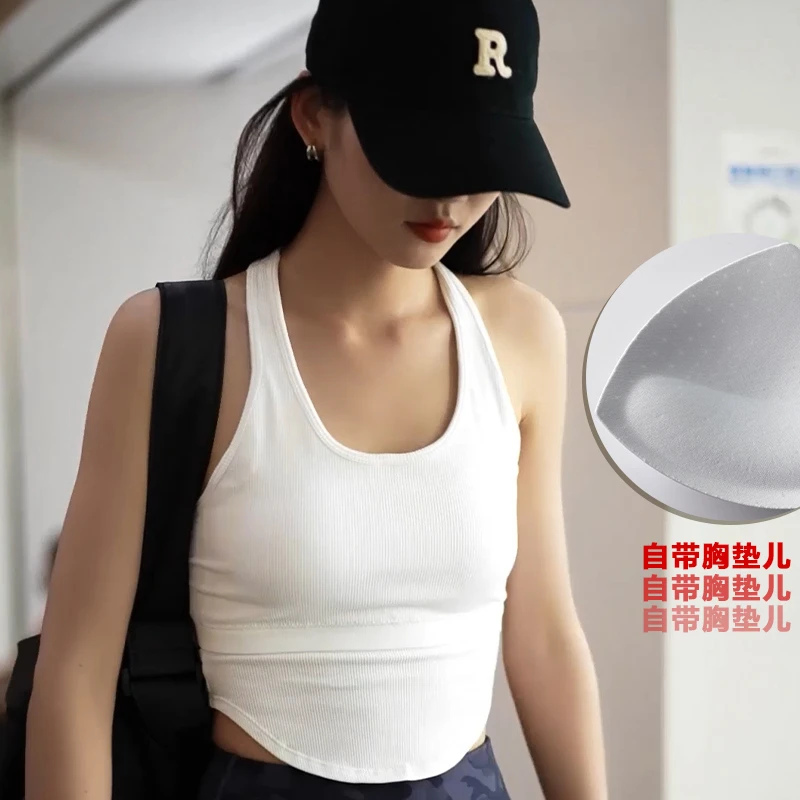夏季防震美背收副乳固定杯垫跑步运动内衣Bra高强度健身瑜伽背心