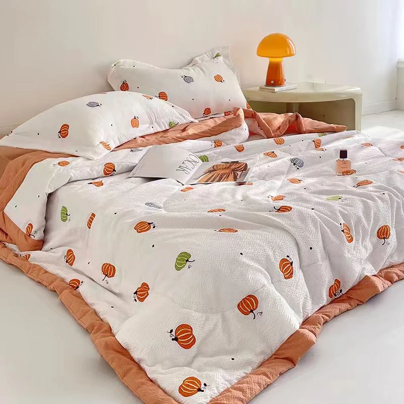 【纤芋雪】新款泡泡棉夏凉被夏季亲肤空调被婴儿被薄款单人机洗夏被