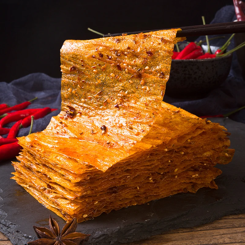 江西萍乡手撕豆皮平乡麻辣经典大辣片网红零食小吃辣条香辣好吃