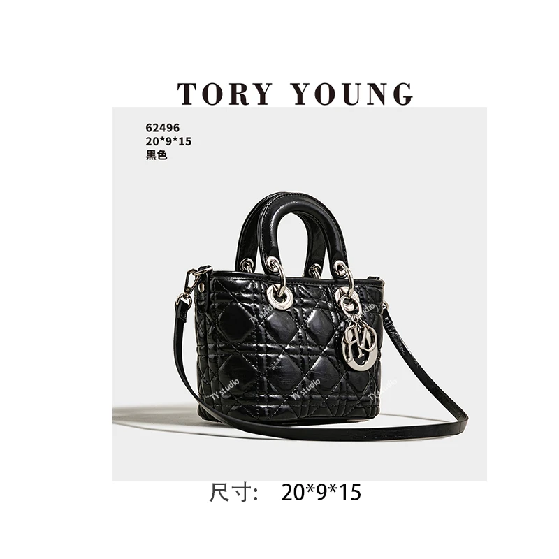 【TY】SK-62496-黑色 轻奢高级韩版单肩潮流时尚简约女包