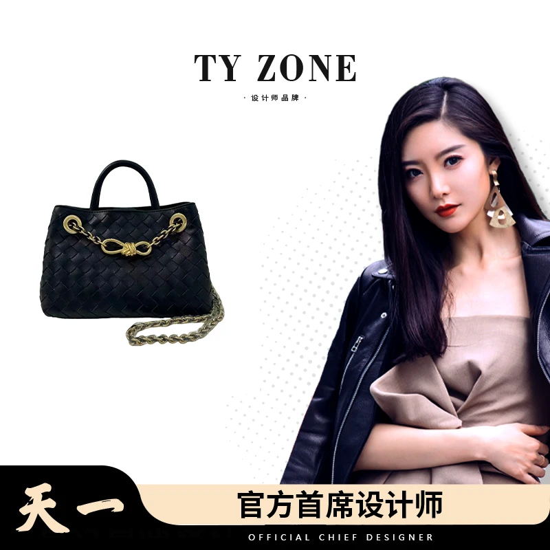 【TY】XKY-6972-黑色 肩包欧美时尚女士小包包洋气夏季斜挎休闲