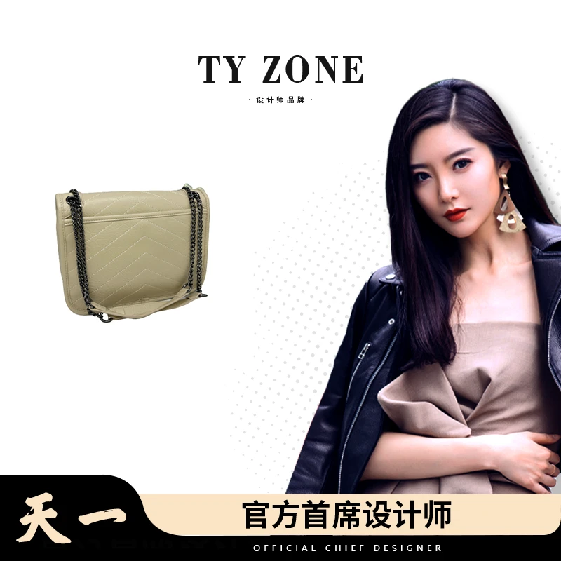 【TY】GQ-81651大-杏色 肩包欧美时尚女士小包包洋气夏季斜挎