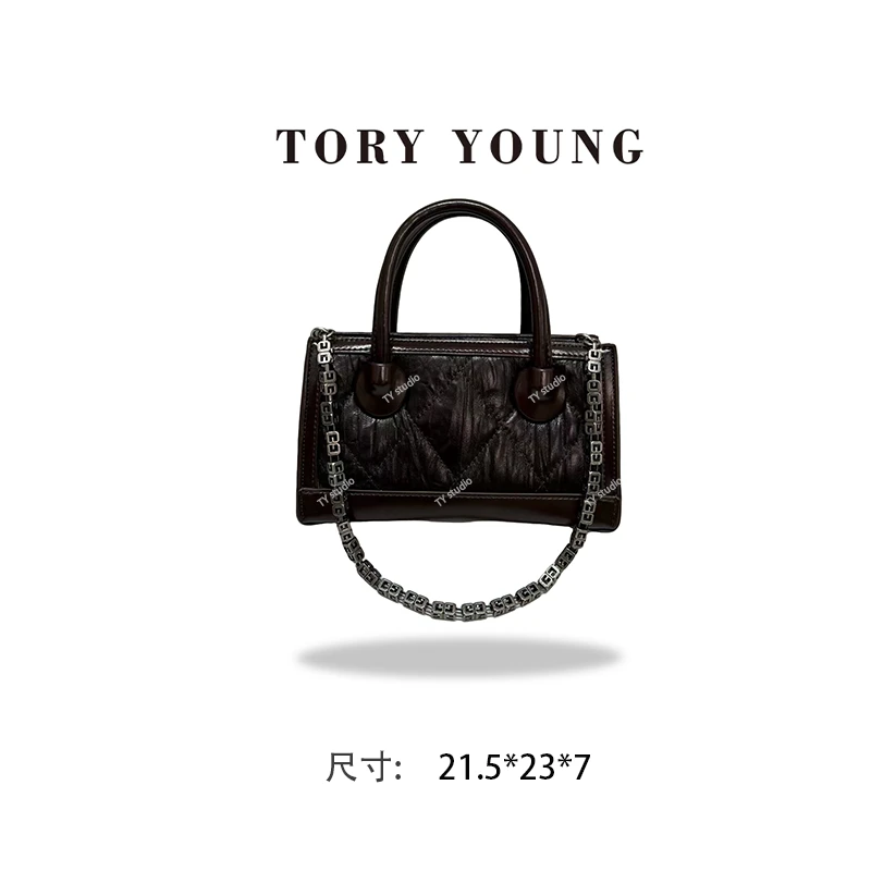 【TY】ZT-D7099-美式咖 轻奢高级韩版单肩潮流时尚简约女包