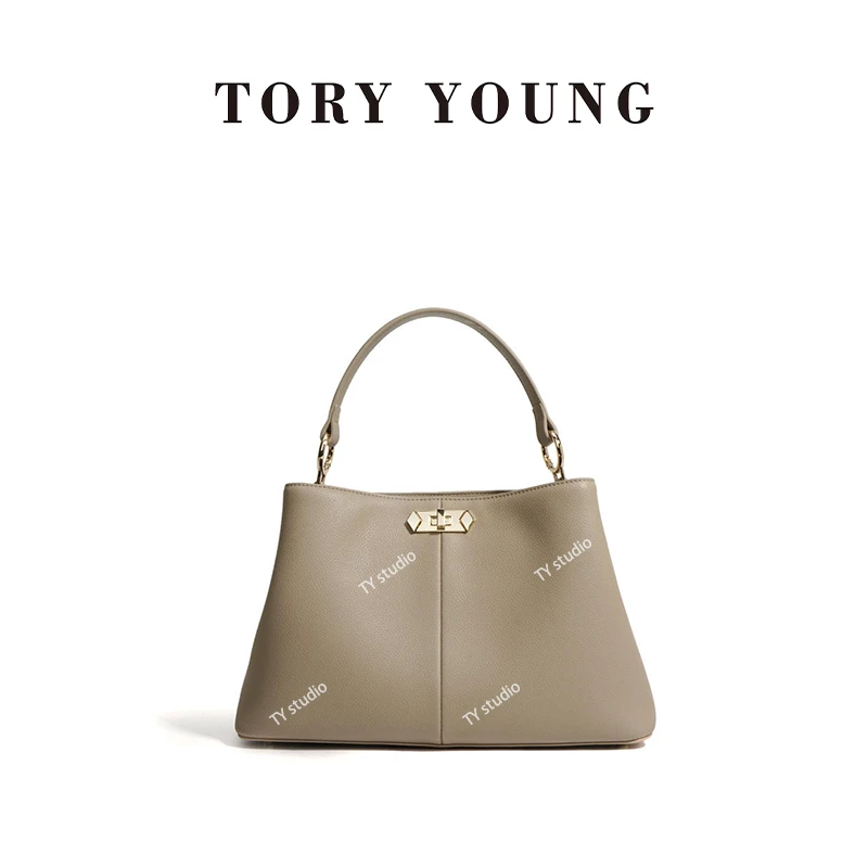 【TY】ZG-M7950-奶杏 轻奢高级韩版单肩潮流时尚简约女包