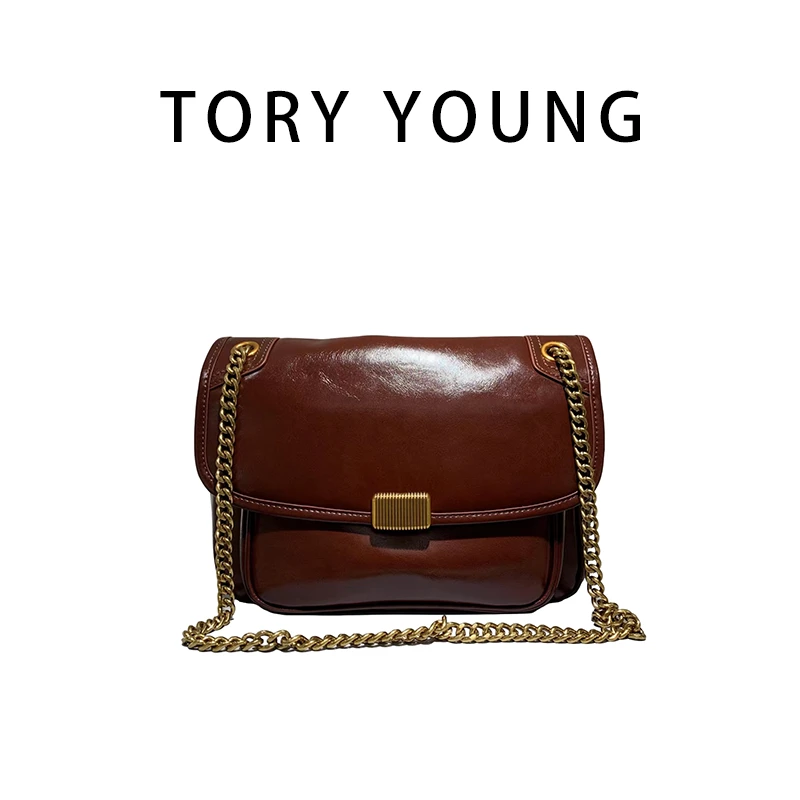 【TY】SK-1001-复古红棕 肩包欧美时尚女士小包包洋气包包