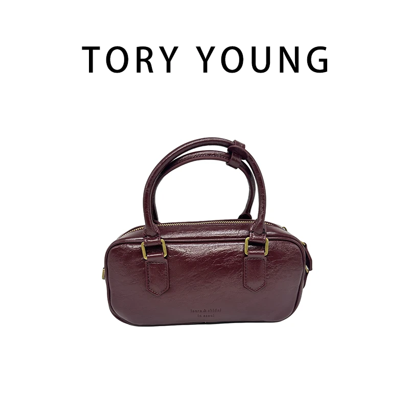 【TY】SD-3787-复古酒红 肩包欧美时尚女士小包包洋气包包