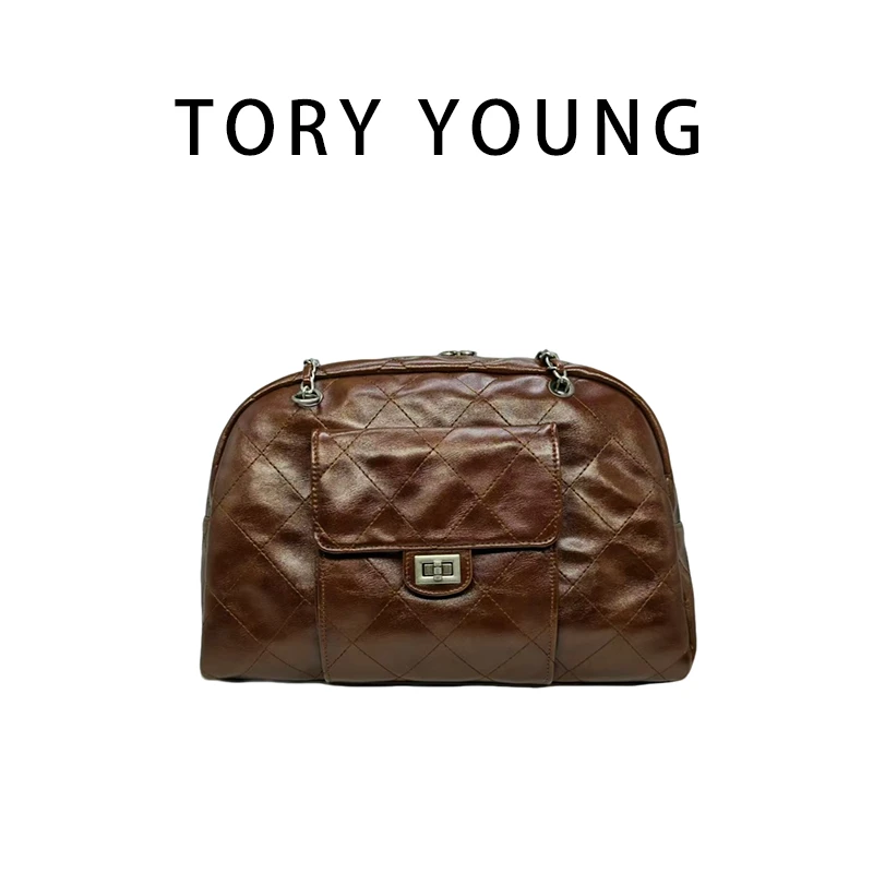 【TY】SK-62616-茶棕 肩包欧美时尚女士小包包洋气包包