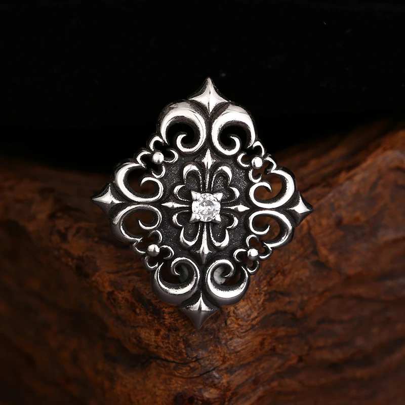 吊坠925银 藤花胸针 百搭项链流行挂坠