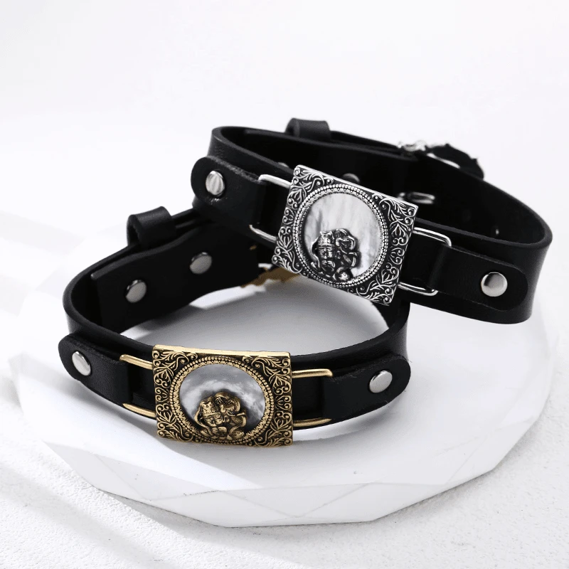 925银手链 扎基拉姆皮绳手链 潮