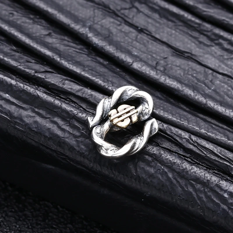 吊坠925银 配件S扣 百搭项链流行挂坠