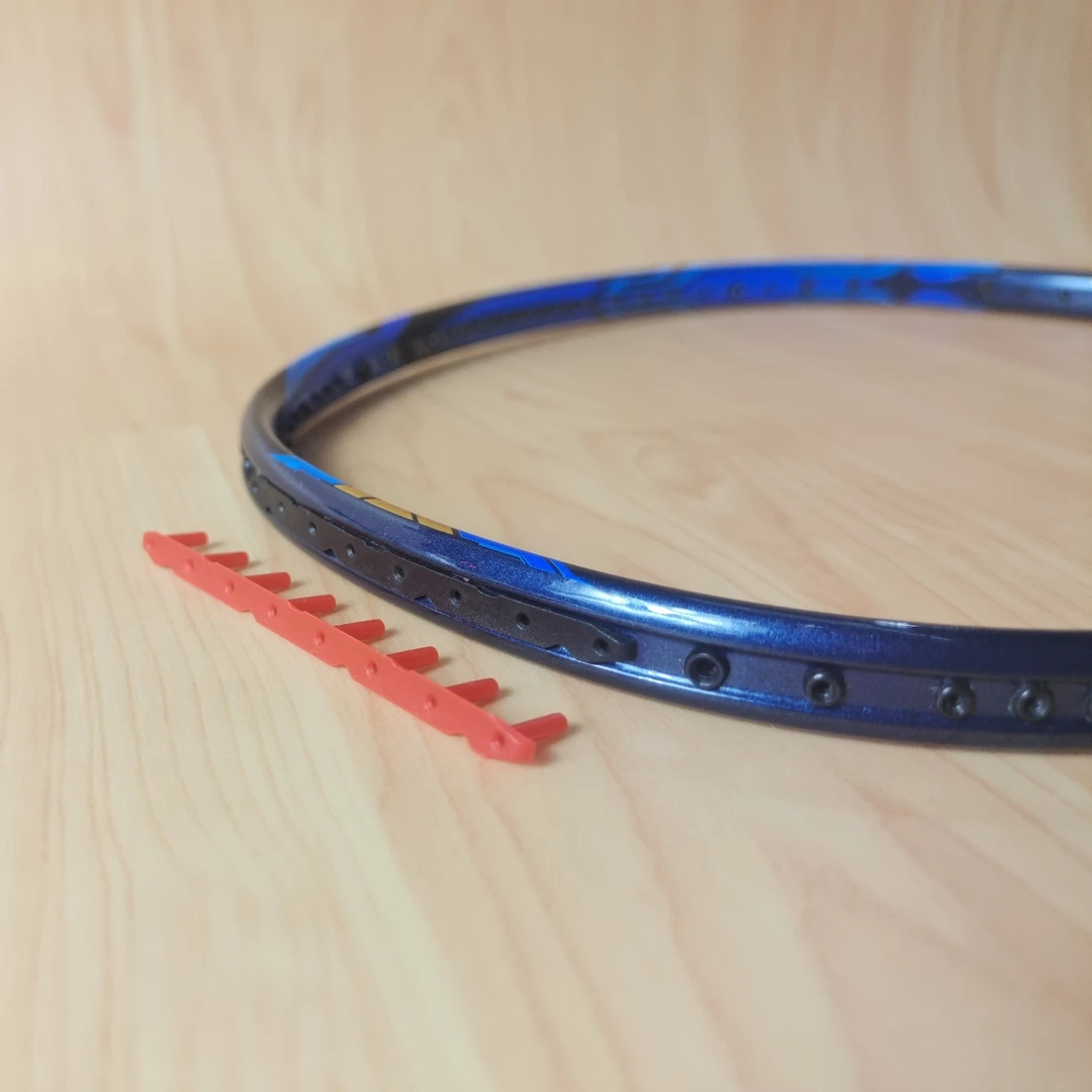 包邮拂晓之羽拍头8连钉防塌陷多款羽毛球拍通用降低拍头断线