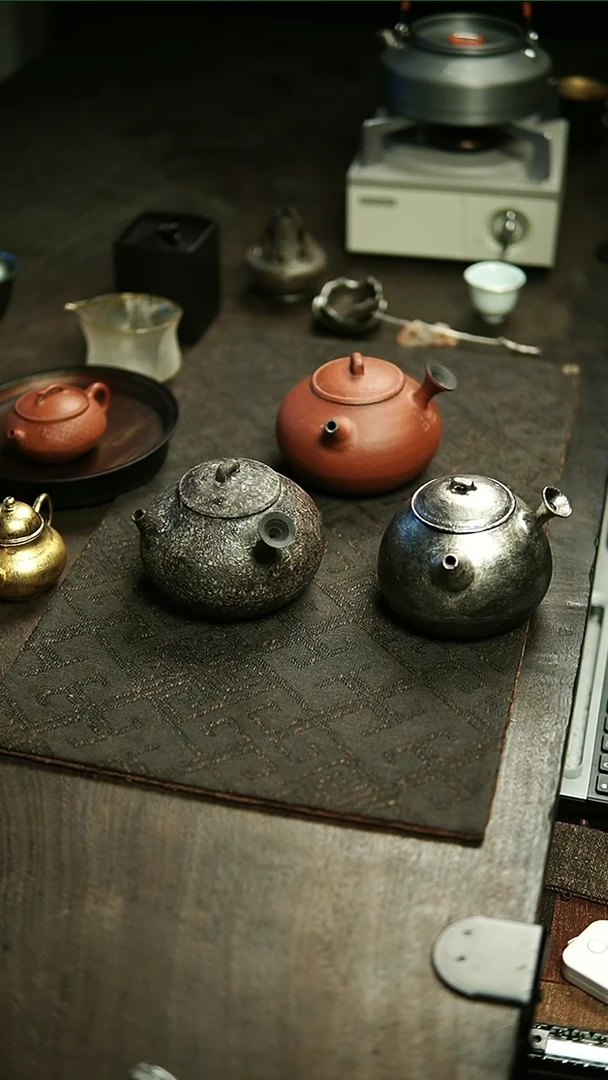 【闪购商品】1松风舍陶泥侧把煮水壶一直播选款