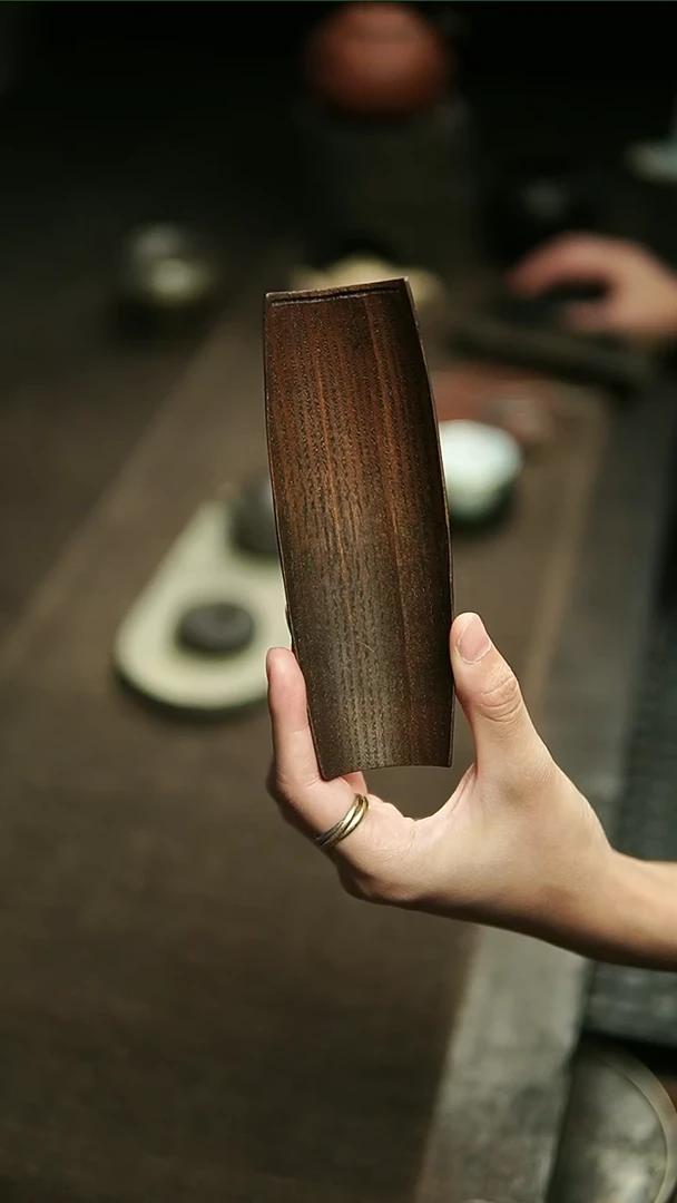 【闪购商品】1赤具梓木大漆茶则
