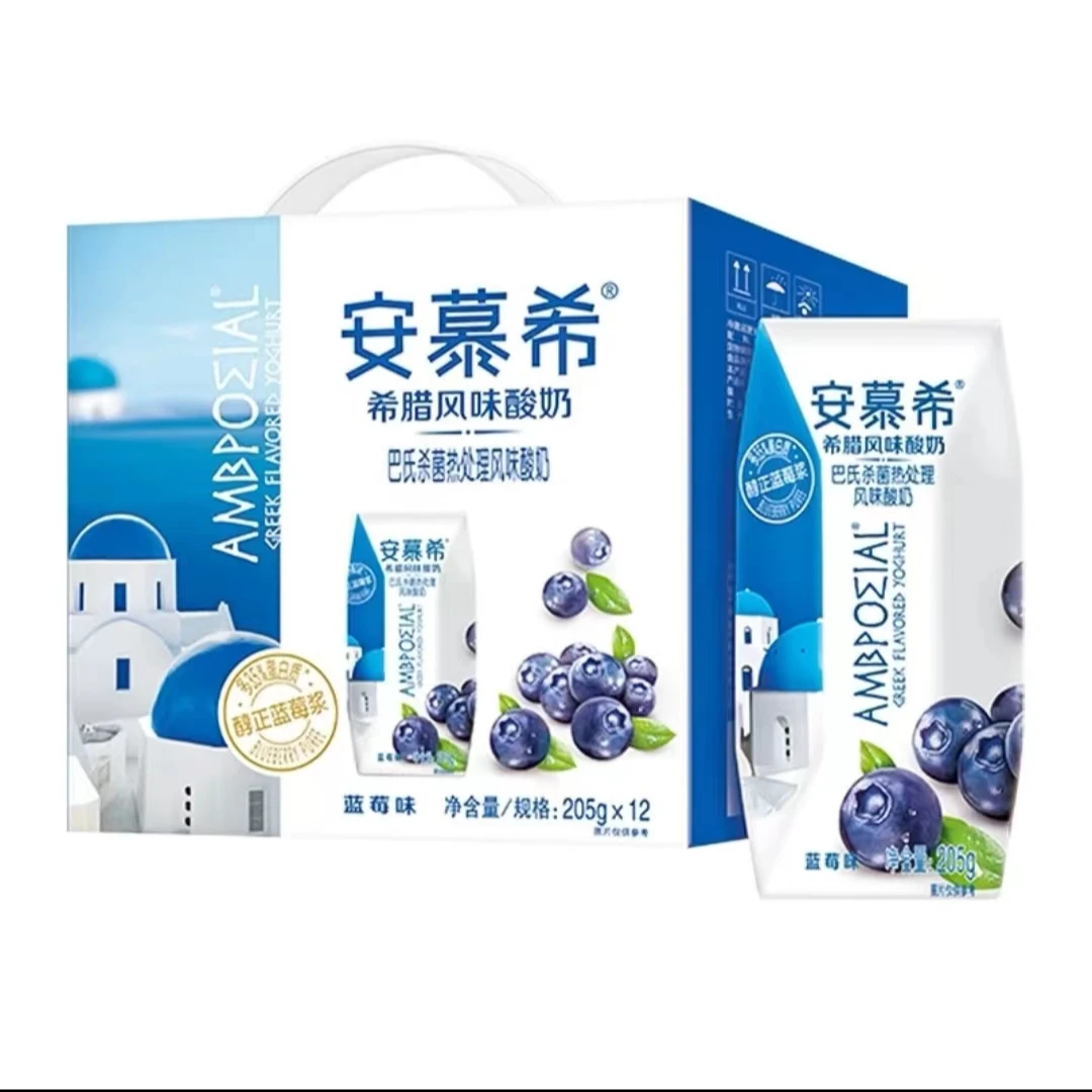 伊利安慕希蓝莓味酸奶  205ml*12