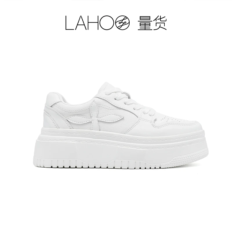 【宗花花专属】小白鞋秋百搭厚底增高休闲运动板鞋子ins潮爆款3308
