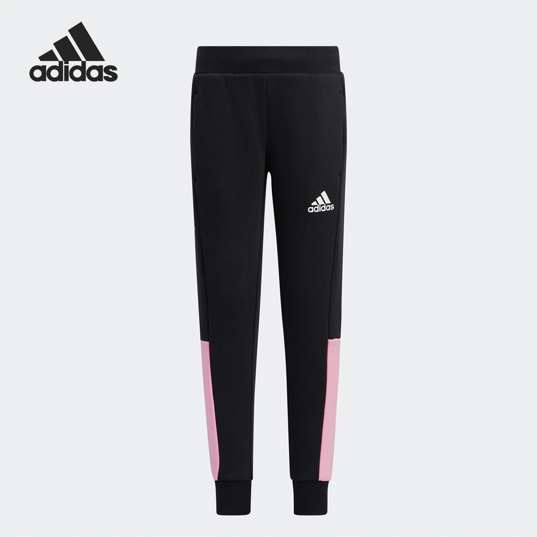 adidas/阿迪达斯秋季小童长裤针织时尚休闲运动长裤HM9655 KM