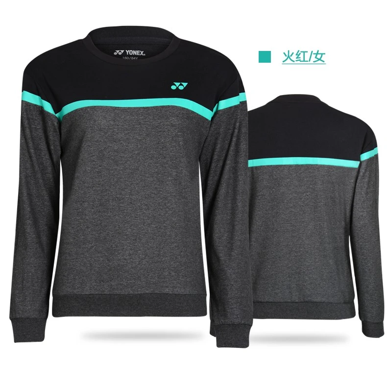 YONEX/尤尼克斯羽毛球服运动服春秋卫衣上衣训练休闲长袖