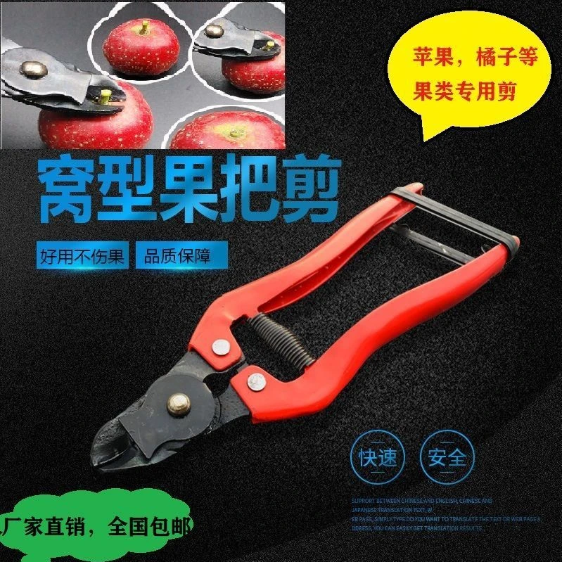 柑橘采果剪脐橙果剪窝型苹果果把剪窝剪果剪刀摘果剪采果稀果剪