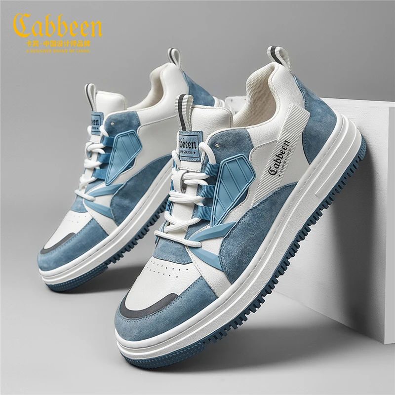 卡宾秋季潮流运动鞋男2024年新款韩版百搭低帮休闲男鞋个性滑板鞋