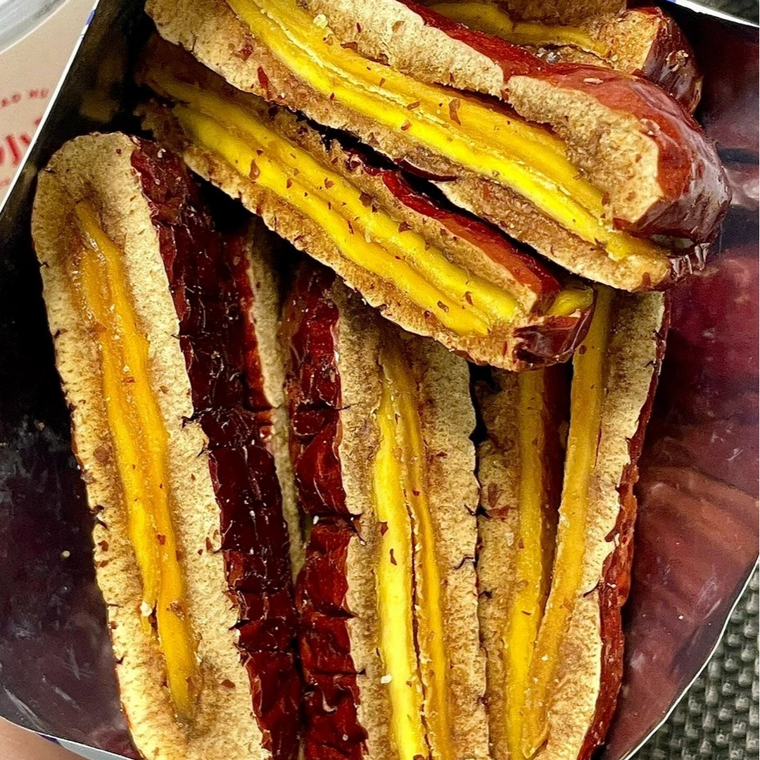 七分乐枣上很芒芒果干枣夹芒大枣软糯清甜蜜饯酸酸甜甜网红小零食