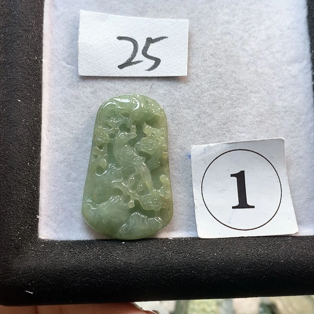 翡翠手链未镶嵌缅甸Ａ货翡翠玉喜上眉梢