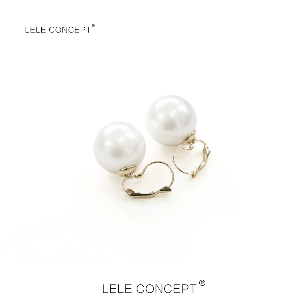 铜合金仿珍珠耳饰 LELE CONCEPT |  珠珠耳环法式时尚优雅SP0084