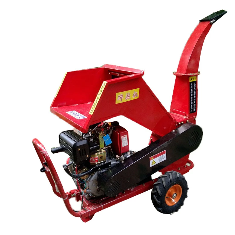 高转速树枝粉碎机多型号耐磨碎枝机直径十公分尺寸枝条碎枝机加固