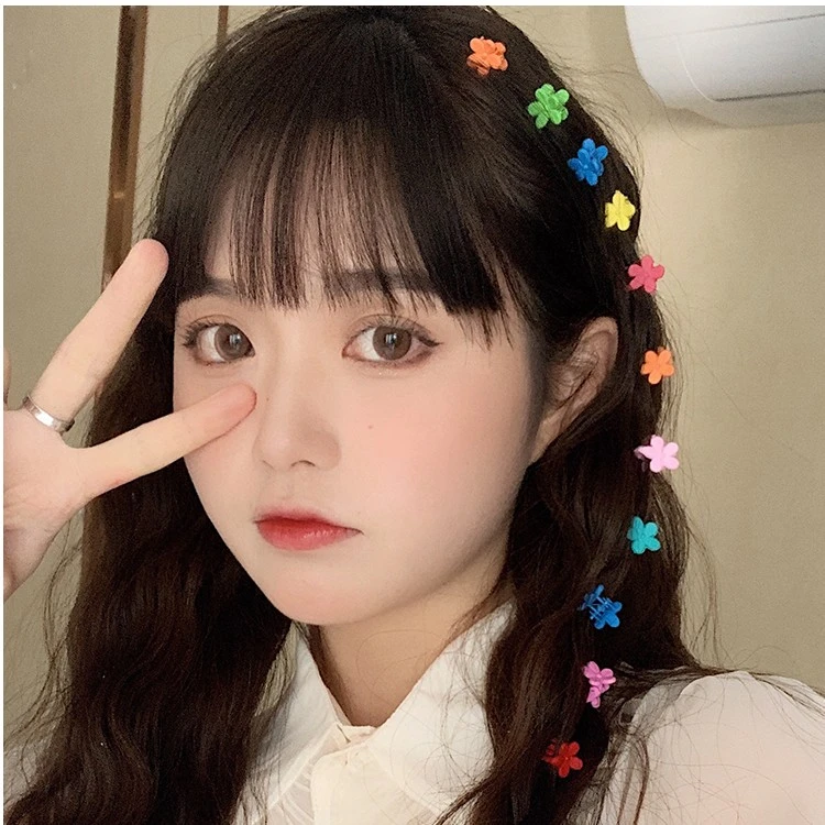 儿童小发夹抓夹女碎发刘海夹子头饰女童发饰前额可爱侧小花发卡