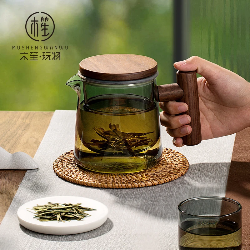 木笙玩物茶壶泡茶家用过滤茶水分离壶大容量泡茶壶耐高温玻璃茶具