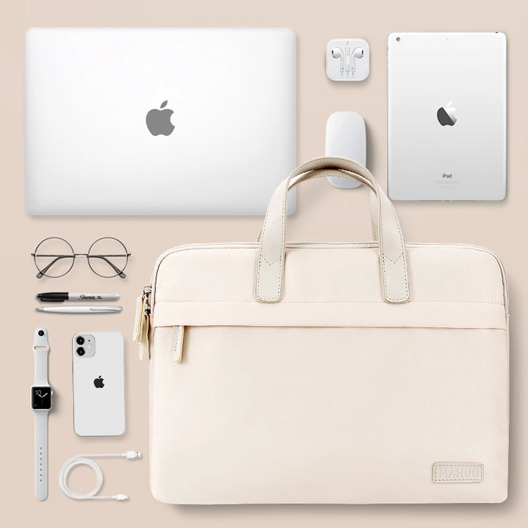 手提笔记本电脑包16寸女生斜挎电脑笔记本包14寸女苹果macbook13.