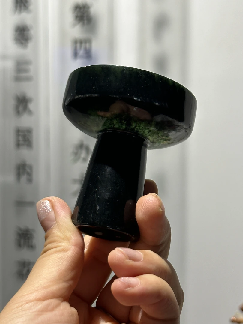 非遗手工艺鸳鸯玉 纯手工 玉盏 玉斗