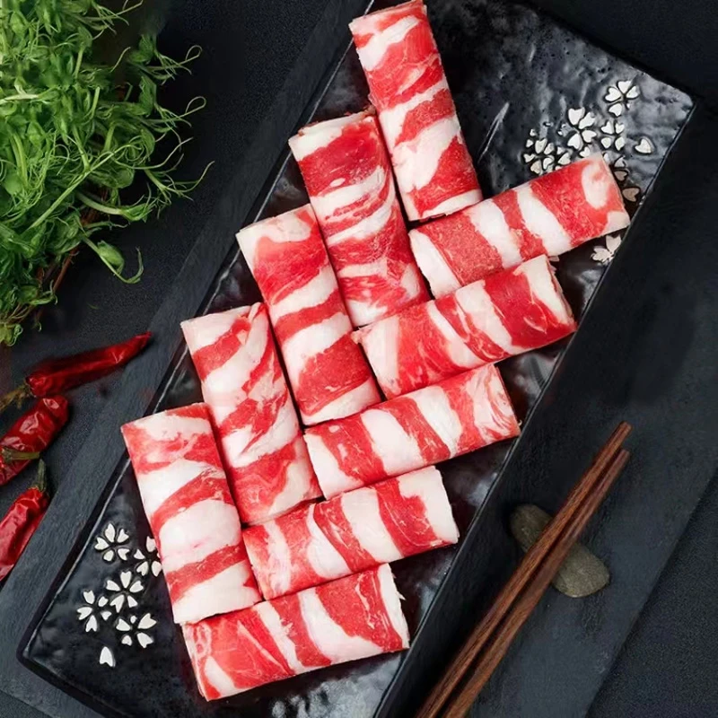 锡盟羊肉片 羔羊后退肉片 1kg