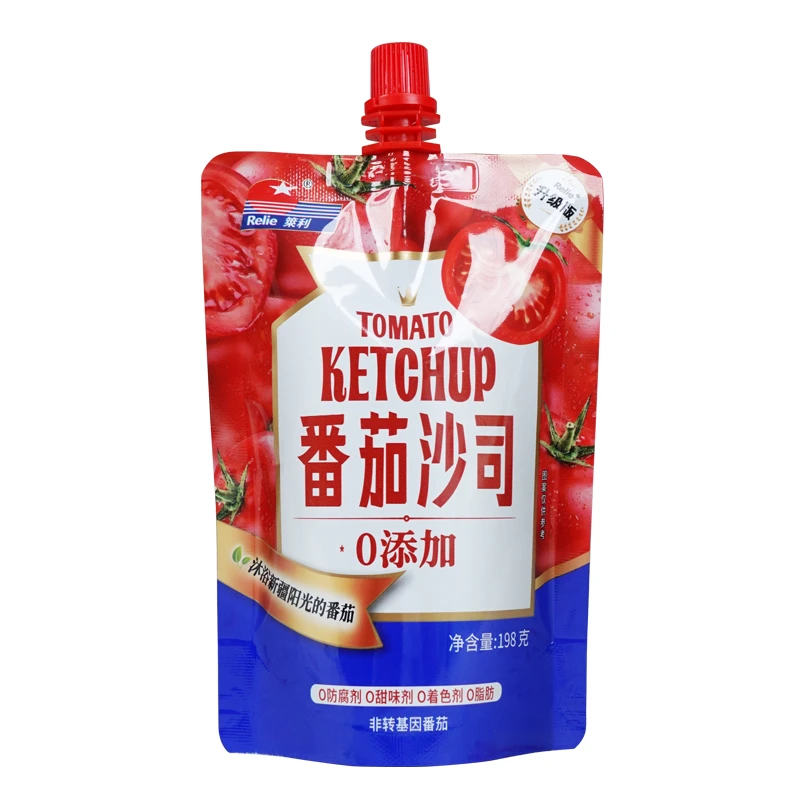 【国货】天津利民箂利番茄沙司酸甜可口零添加198g*1袋