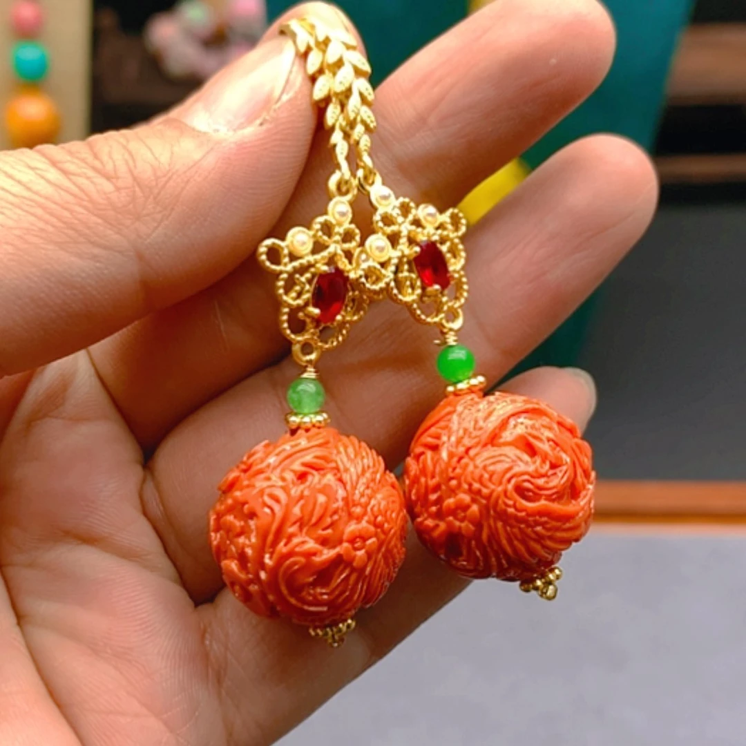 【闪购商品】翡翠耳饰14K金镶嵌