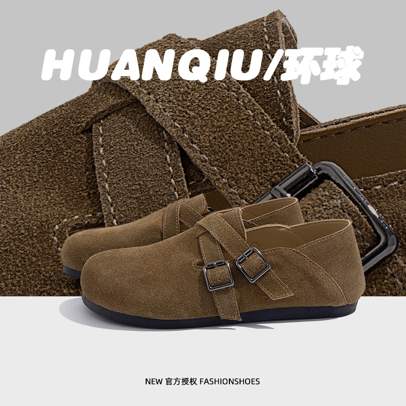 环球时尚勃肯鞋女2025新款夏季新款透气外穿户外潮流软底休闲鞋子